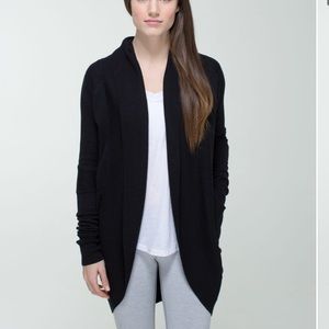 Lululemon Black Transformation Wrap Sweater